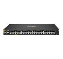 HPE Aruba Networking 6100 48G Class 4 PoE 4SFP+ 370W Managed L3 Gigabit Ethernet Switch (10/100/1000) with Power over Ethernet (PoE), 1U, Black
