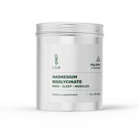 L Cell Magnio Bisglicinatas, maisto papildas, 1500mg, milteliai, 45g