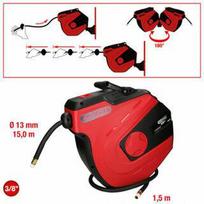 Automatinė kompresoriaus oro žarna ritėje D13mm,15m+1,5m, 3/8´´, KS Tools