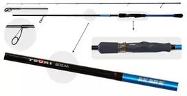 Universalus Spiningas AKARA Teuri MS TX-30 2-ų dalių, Ilgis 2.44 m, Testas 8-24,5 g