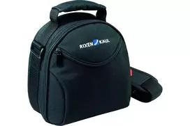 Krepšys ant dviračio vairo KLICKfix Smile juodas 200*120*210mm 3,5L