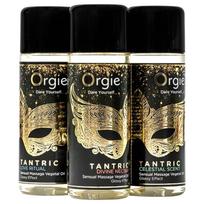 Orgie Tantric - jutimų masažo aliejų rinkinys - 3x30ml