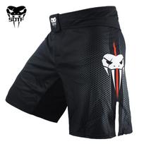 Mma suaugusiems nuodingi geometriniai bokso šortai Tiger Muay Thai Mma šortai Bokso drabužiai Kova Sanda L juoda