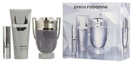Paco Rabanne Invictus dovanų rinkinys, tualetinis vanduo 100 ml + tualetinis vanduo 10 ml + dušo želė 100 ml