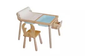 Vaikiškas stalo komplektas, Hanah Home, ritininis, mėlynas
