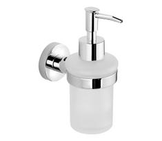 Aqualine - Sieninis muilo dozatorius SAMBA 150 mm pieniškas stiklas/blizgus chromas