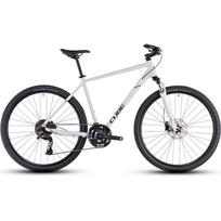 Cube Nature Pro cotton'n'grey 2025 hibridinis dviratis