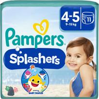 Pampers Splashers 4-5 vienkartinės sauskelnės-maudymosi kelnaitės 9-15 kg 11 vnt.