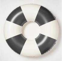 Pripučiamas baseino ratas SUNNYLIFE Pool Ring Black Stripe