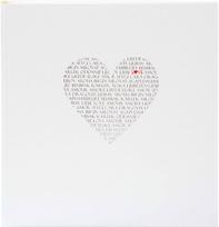 Albumas GOLDBUCH 08080 Love 30x31/60psl |balti lapai| kampučiai/lipdukai