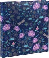 Albumas GOLDBUCH 27811 Nature's Melody blue 30x31 cm | 60 psl. | balti lapai| ka mpučiai/lipdukai