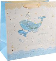 Dovanų maišelis GOLDBUCH 46495 Blue Whale 27x13x33