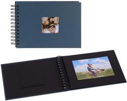 Walther Fun blue Spiral 23x17 40 black Pages SA109L