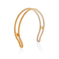 BALMAIN HAIR lankelis plaukams / Pont des Arts Golden Headband FW22