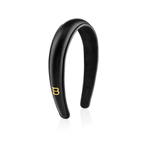 BALMAIN HAIR pastorintas lankelis plaukams / Puffed Leather Headband
