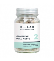 D-LAB Nutricosmetics Complexe Peau Nette Maisto papildas, odą skaistinantis kompleksas (1 mėn)
