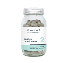 D-LAB Nutricosmetics Absolu de Mélanine Melaninas greitesniam, lygesniam, saugesniam įdegiui