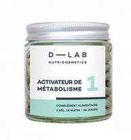 D-LAB Nutricosmetics Activateur de Métabolisme Maisto papildas, skatina metabolizmą ir greitina svorio metimo procesą (1 mėn)