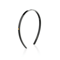 BALMAIN HAIR acetate black/white lankelis plaukams / Acetate Headband Black/White
