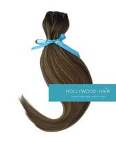 HOLLYWOOD HAIR prisegami natūralių plaukų tresai, 100 g T2-4/8