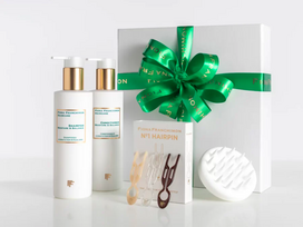 FIONA FRANCHIMON Nº 1 HAIRPIN Moisture & Balance Green Box | Value Set – dovanų rinkinys