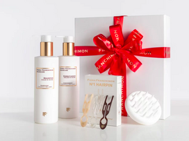 FIONA FRANCHIMON Nº 1 HAIRPIN Color & Shine Red Box | Value Set – dovanų rinkinys