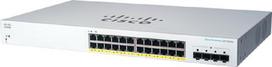 CISCO CBS220-24P-4G Managed L2 Gigabit Ethernet (10/100/1000) Power over Ethernet (PoE) 1U White