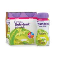 NUTRICIA NUTRIDRINK JUICE STYLE, obuolių, 4 vnt. po 200 ml