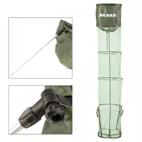 Tinklas Žuvies Laikimui AKARA 4S SR, Dydis 35x45x300, 4 Sekcijos