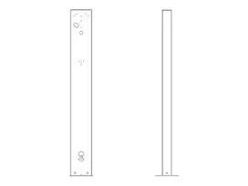 EV įkroviklio stotelės stovas Wallbox Pedestal Eiffel Basic Mono for Pulsar family