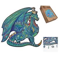 Medinė dėlionė Fantasy puzzles Dragon L, 300 d.