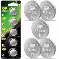 GP elementai CR2450, LITHIUM 3V, 5 vnt