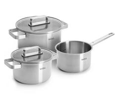 WOLL puodų rinkinys "Steel", 5-ios dalys