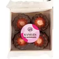 Kanelės su avietėmis 160 g (greitai užšaldyti)