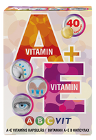 ABC VIT A+E Vitamin kapsulės, 40 vnt.