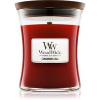 Woodwick Cinnamon Chai kvapioji žvakė medinė dagtis 275 g