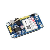 A7670E LTE Cat-1 HAT, skirtas Raspberry Pi, kelių juostų, 2G GSM/GPRS, LBS - Waveshare 20049