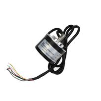 Prieauginis rotacinis daviklis ISC5008-001G-3600BZ1-5-30F 3600 imp/aps 5-30VDC fi50mm velenas 8mm Push-Pull Yumo