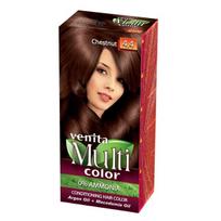 Plaukų dažai be amoniako Venita MultiColor, 4.4 Chestnut, kaštoninė ruda, 1 vnt.
