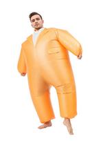 Pripučiamas smokingo kostiumas, Suaugusiems, Oranžinis 150-190cm oranžinė