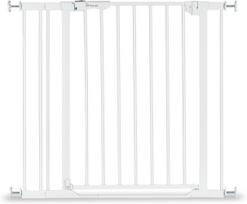 Hauck Clear Step Autoclose 2 security gate, 75–80 cm, white + 9 cm extension (59749)