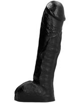 All Black Massive Main Vein vinilinis dildo - Juoda