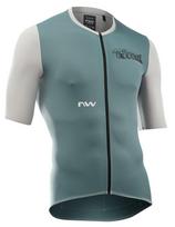 Dviratininko marškinėliai Northwave Essence EVO S/S sage-light grey