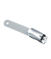 Metalinis spaustukas su plastikine juostele ARGO, vardinei kortelei, (pak. -100 vnt.)