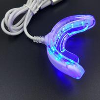 Išmanusis LED dantų balinimo nešiojamas USB įkraunamas LED mėlynos šviesos dantų balinimo instrumento dantų balinimo prietaiso įranga