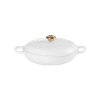 Ketaus puodas negilus 30cm / 3,5L baltas