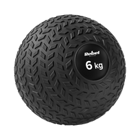 Mažas medicininis kamuolys reabilitacijos pratimams Slam Ball 23cm 6kg, REBEL ACTIVE