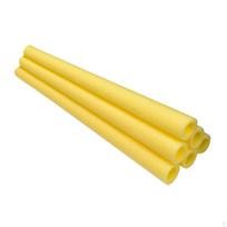 6 vnt. batuto stulpo putplasčio apsaugos, atsarginės 90 cm ilgio dalys, apsauga, patogios, tvirtos geltona