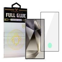 Apsauginis stiklas HARD Full Glue 5D skirtas Samsung Galaxy S24 ULTRA BLACK (with fingerprint unlock)