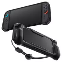 Spigen Rugged Armor Dėklas skirtas Nintendo Switch 2 – Matte juodos spalvos